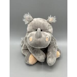 Bosco’s Rhino Rhinoceros Plush 13” Gray Stuffed Animal 2007